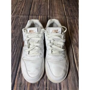 Nike Ebernon Low Sneakers Womens Size 8 White Copper Athletic Shoes BV1156-100